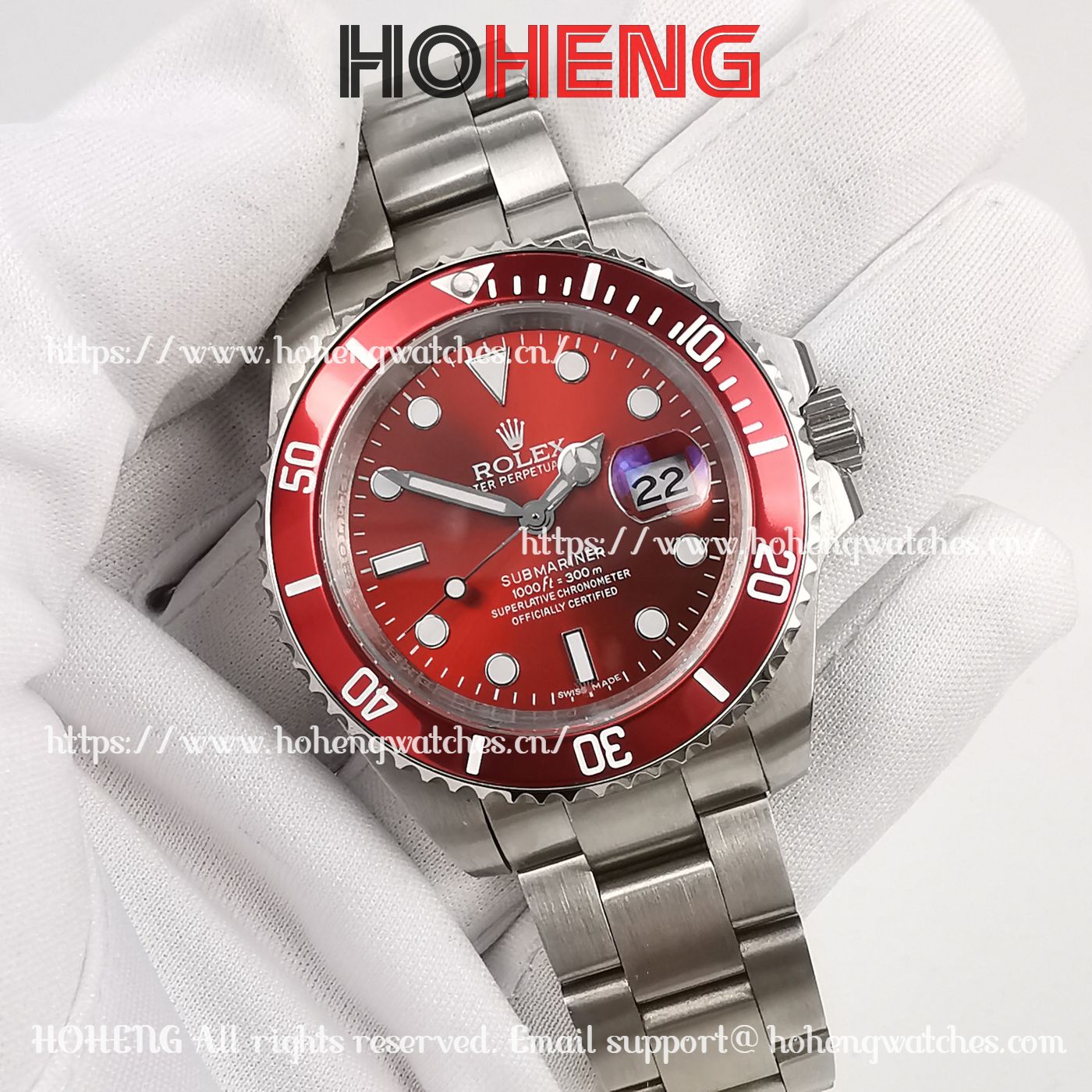 Red Face Rolex Submariner Date 16610