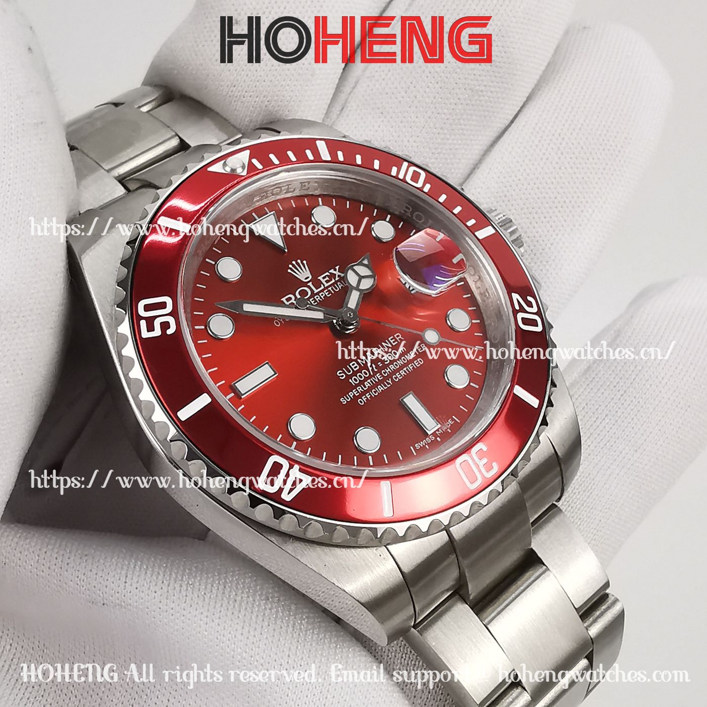 Red Face Rolex Submariner Date 16610