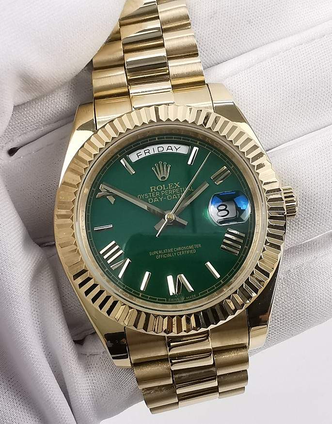 Green for The Rolex President 